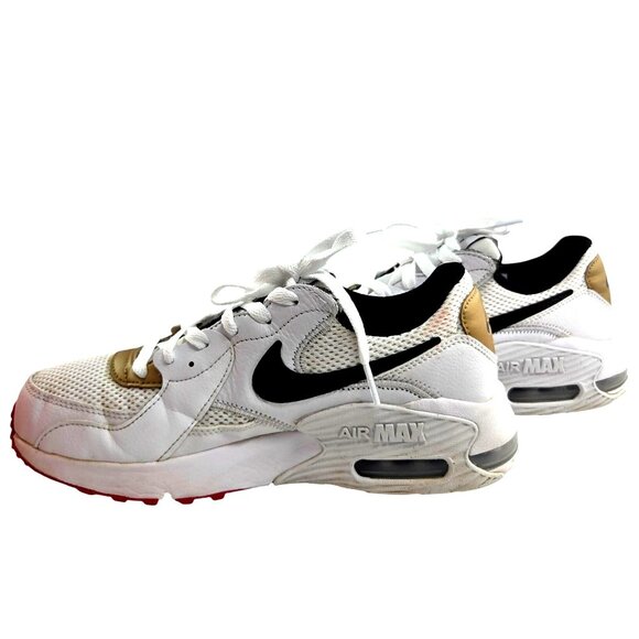 Nike Air Max Excee White Black Red University Platinum Athletic Shoes 7.5 - Picture 4 of 8